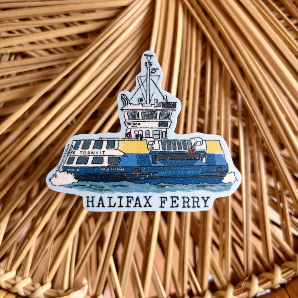 Halifax Ferry Nova Scotia Vinyl Sticker 3"