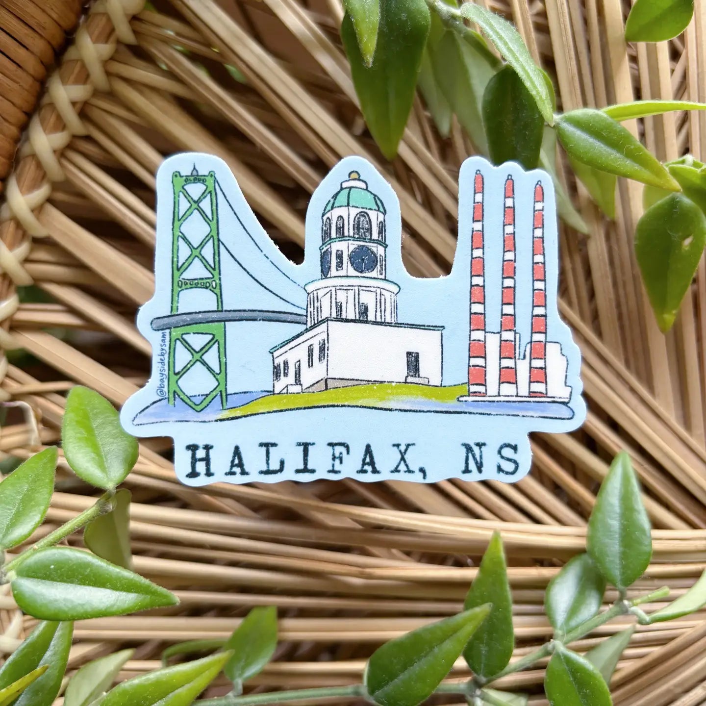 The Halifax Three Vinyl Sticker 3"
