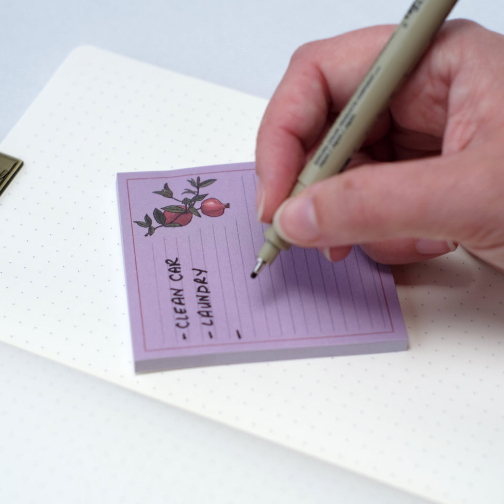 Pomegranate Sticky Notes