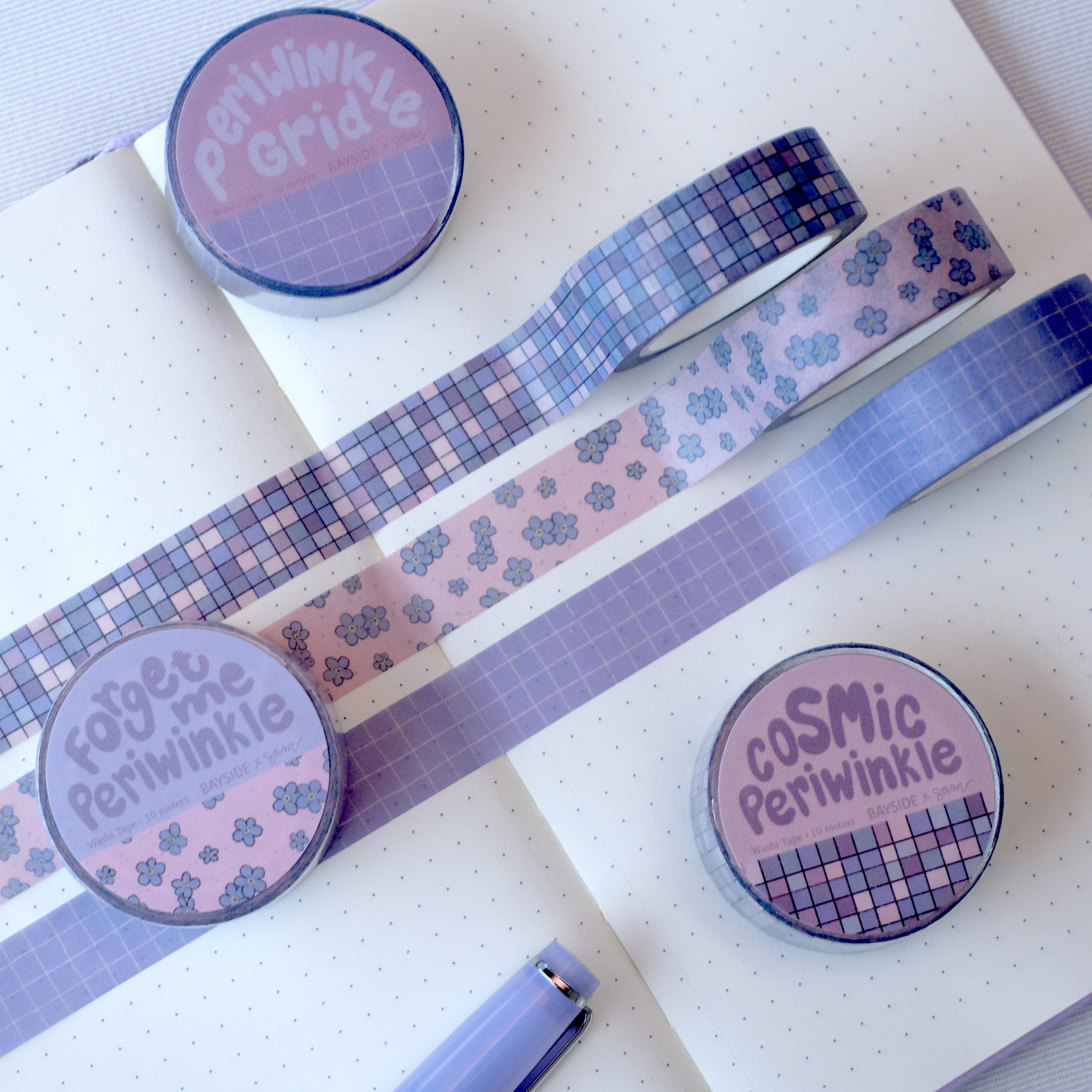 Forget Me Periwinkle Washi Tape
